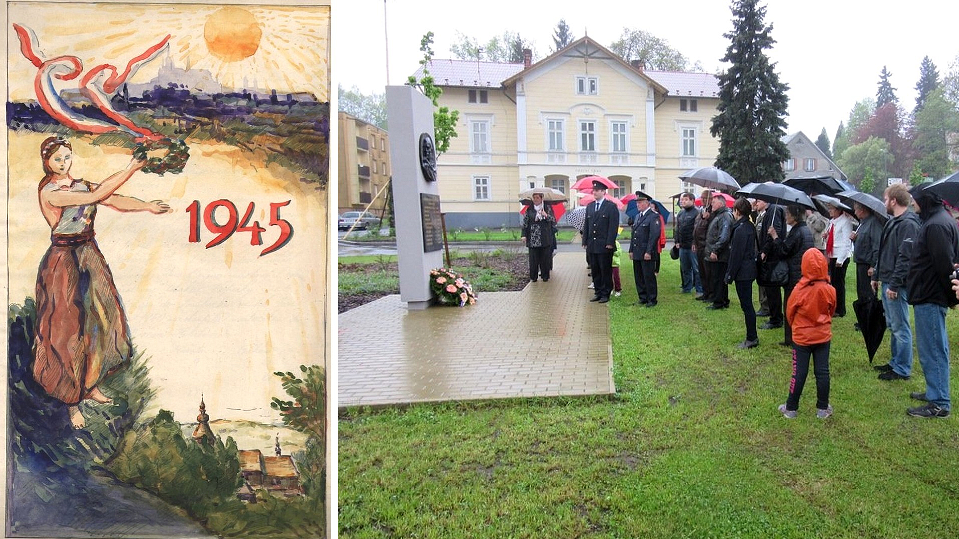 Spolek Tichánek - Rok 1945 v Tiché